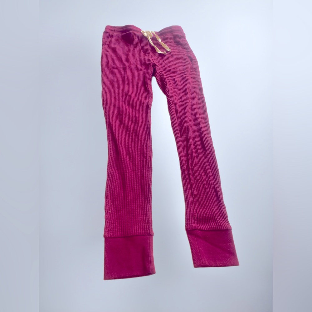 Universal Thread Ladies Burgundy Thermal loungers with pockets, size XS NWT